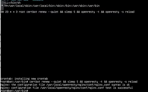 crontabconfig