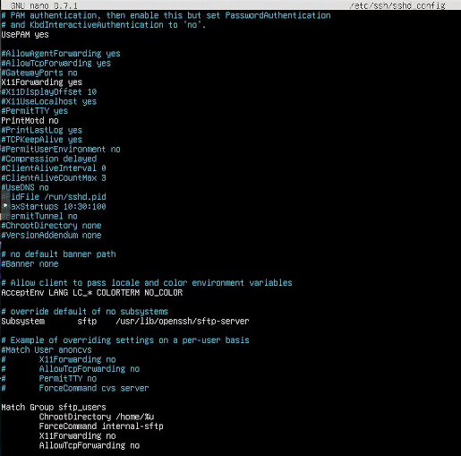 sshdconfig