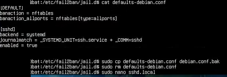 Deletingfail2bantrash