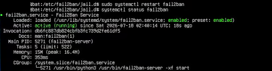 fail2banrunning