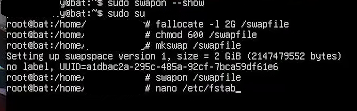 creatingswapfile