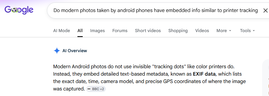 Google misinforming