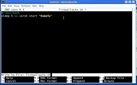 autostart script