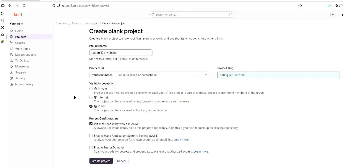 gitcreate