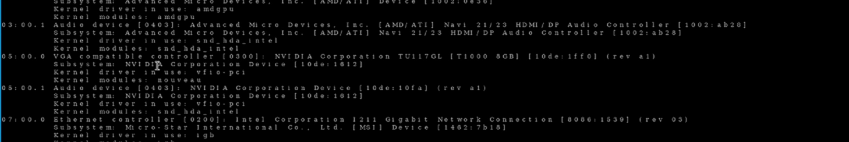 vfio drivers
